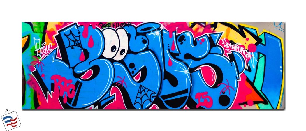 Urban Expression - Vibrant Graffiti Art