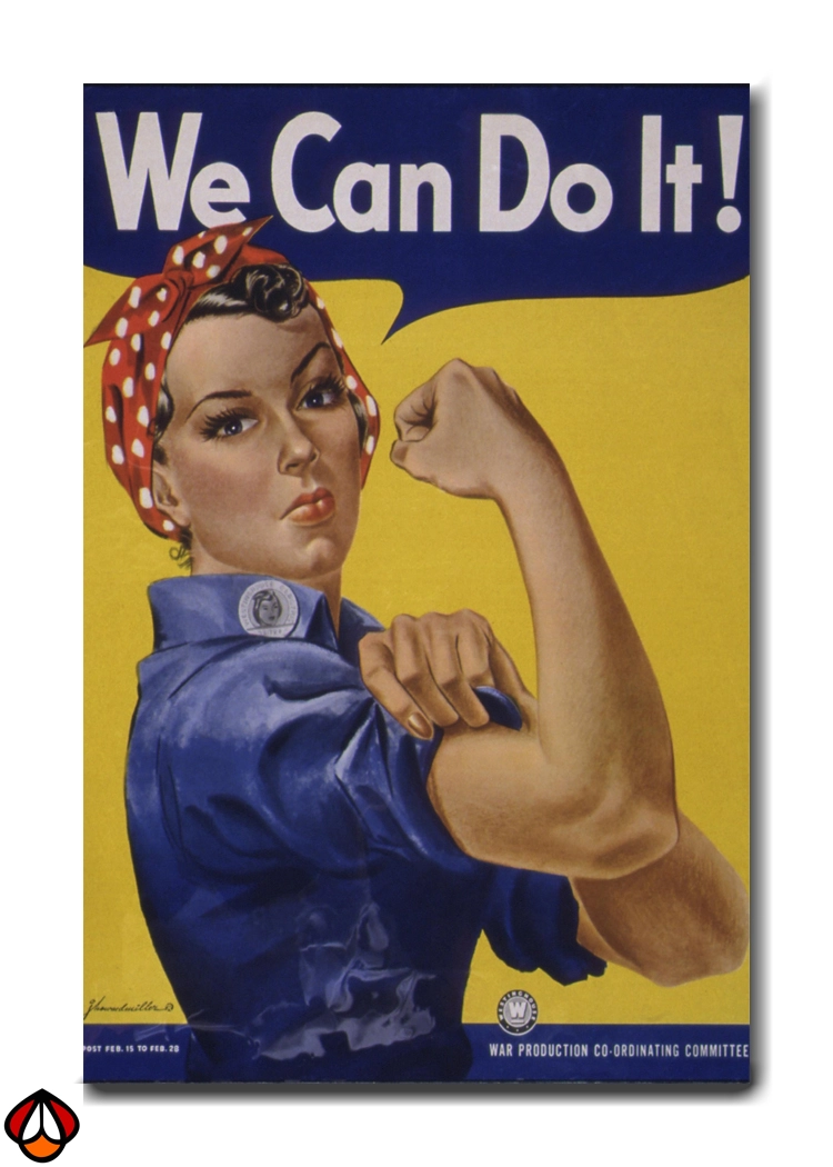 Empowerment Icon - We Can Do It!