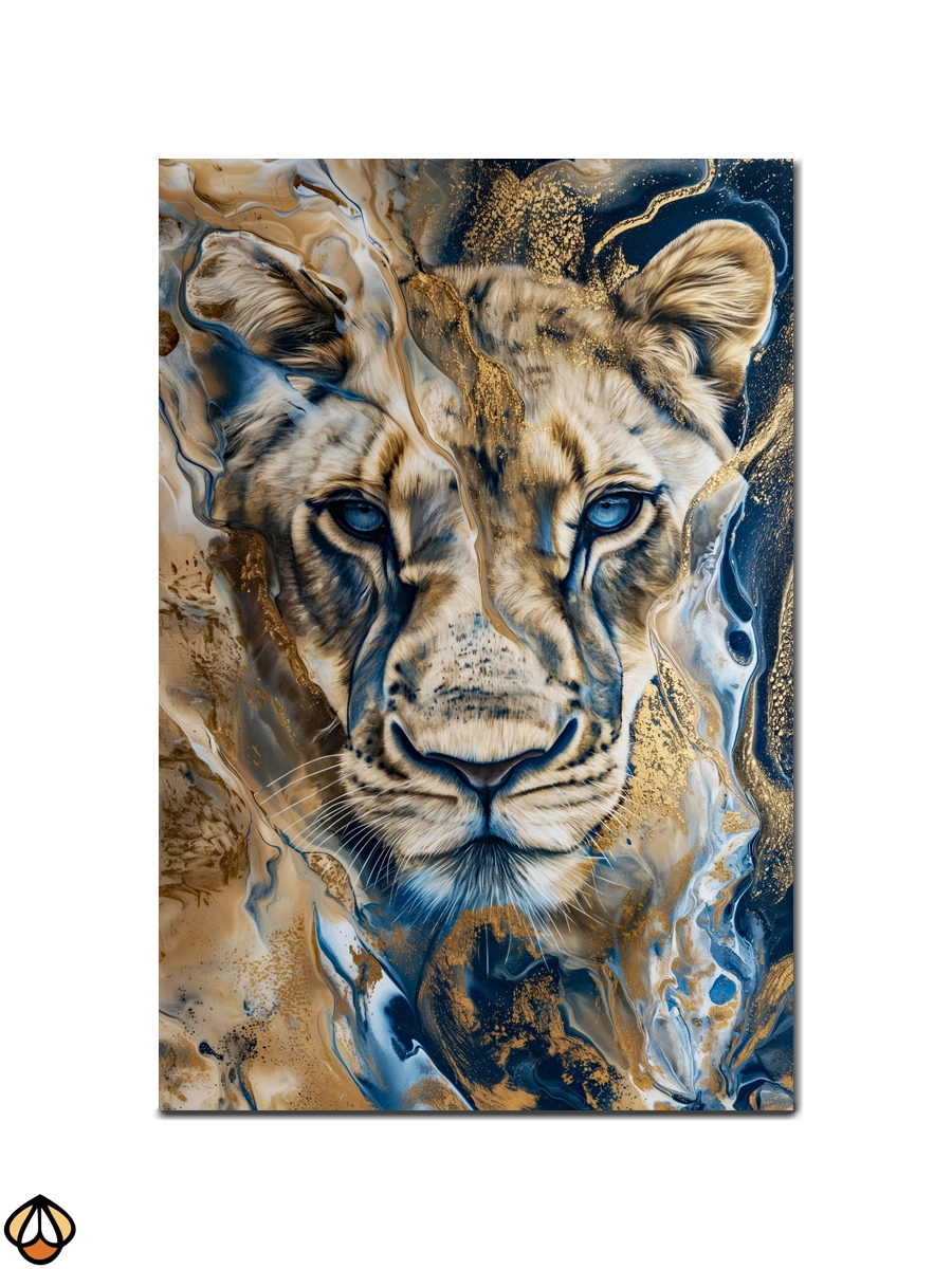 Golden Majesty - Premium Wall Art