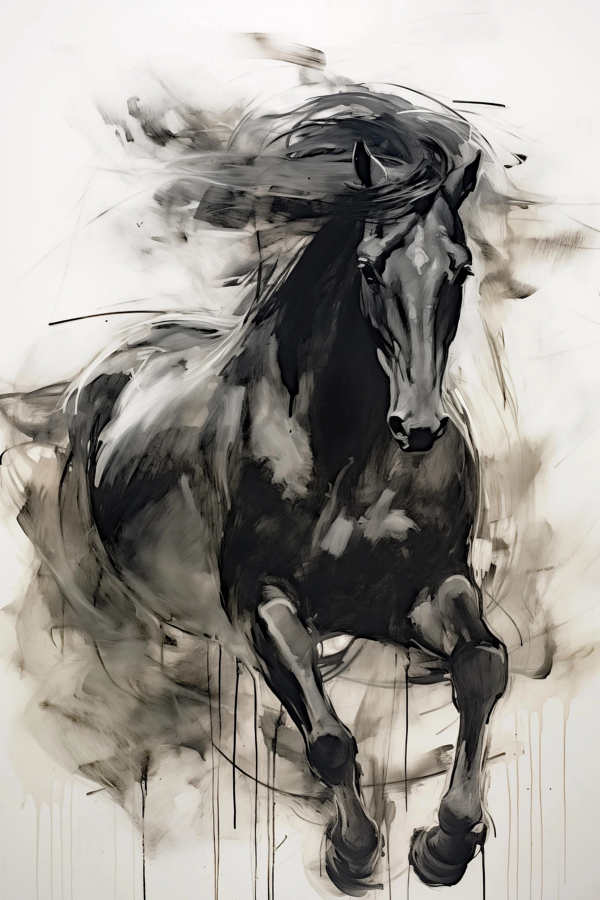 Galloping Spirit - Dynamic Horse Artwork